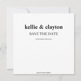 Moderne Hochzeiten speichern das Datum Save The Date