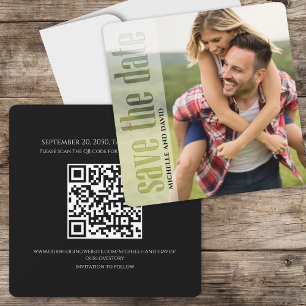 Moderne Hochzeiten speichern das Foto Datum benutz Save The Date