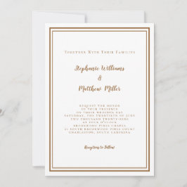 Moderne Hochzeiten & UAWG QR-Code Details dumm bla Einladung