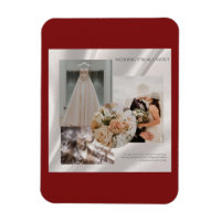 Moderne Hochzeits-Visuelle Layout-Stimmungsboard-E