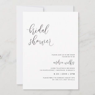 Moderne Hochzeitseinladung mit QR-Code Einladung