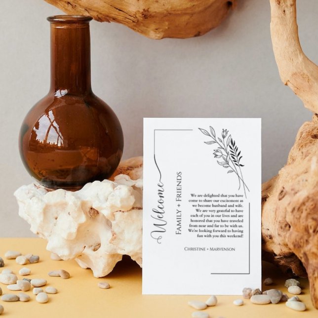 Moderne Hochzeitsfeier & Wochenende Ankündigung (Von Creator hochgeladen)