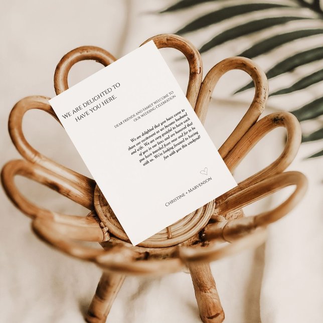 Moderne Hochzeitsfeier & Wochenende Einladung (Von Creator hochgeladen)