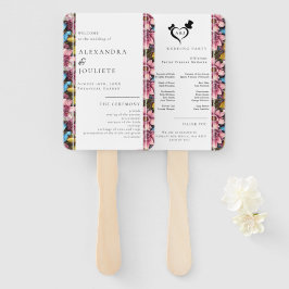 Moderne Hochzeitsförderer mit Foto Fächer