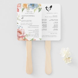 Moderne Hochzeitsförderer mit Foto Fächer