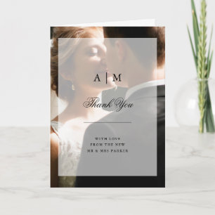 Moderne Hochzeitsfotos mit Überlagerung   Danke