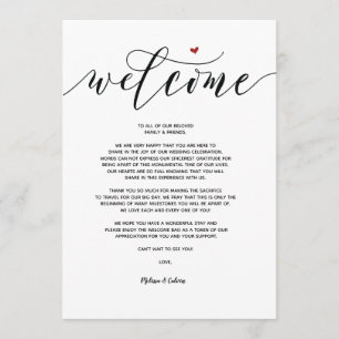 Moderne Hochzeitskarte und Begrüßungskarte v9 Einladung