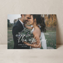 Moderne Hochzeitslandschaft mit einfachem Script-F