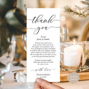 Moderne Hochzeitsmahlzeiten dank Karte