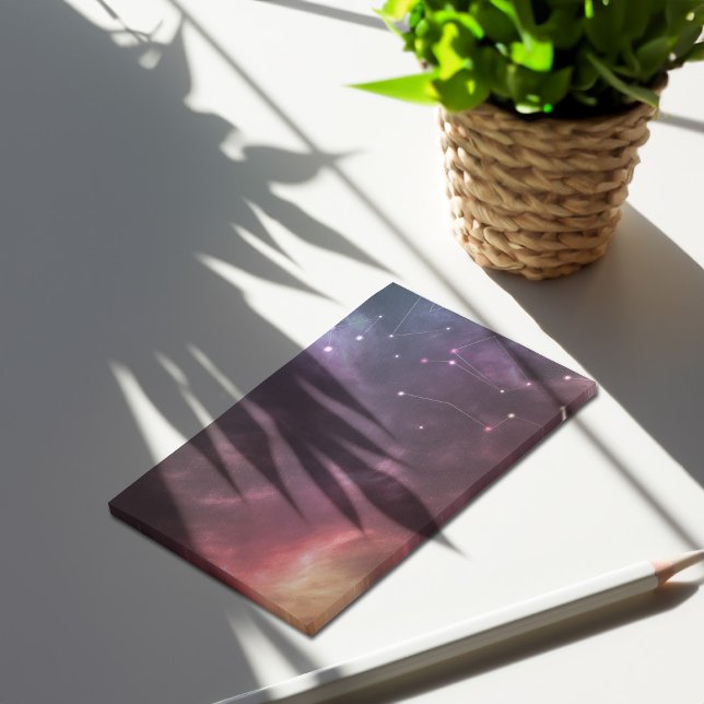 Moderne Hochzeitsnacht-Sternengalaxie-Konstellatio Post-it Klebezettel (Von Creator hochgeladen)