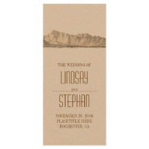 Moderne Hochzeitsprogramme für Berge