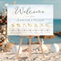 Moderne Hochzeitsskala am Meer