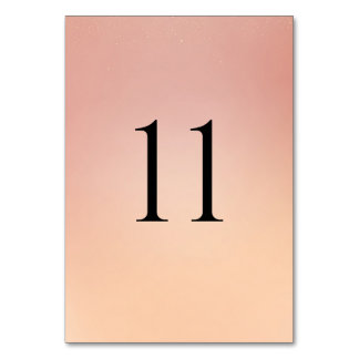 Moderne Hochzeitstischnummern (1–20) Tischnummer