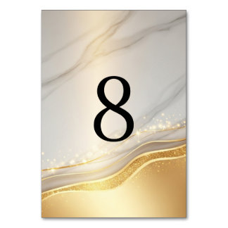 Moderne Hochzeitstischnummern (1–20) Tischnummer