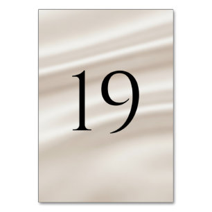 Moderne Hochzeitstischnummern (1–20) Tischnummer