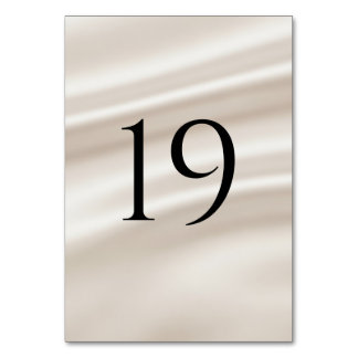 Moderne Hochzeitstischnummern (1–20) Tischnummer