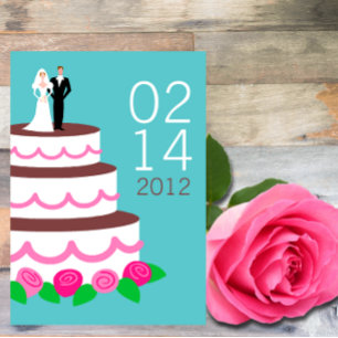 Moderne Hochzeitstorte Hochzeits Einladungen
