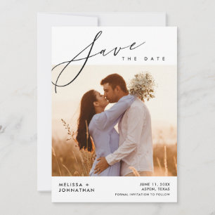 Moderne Hochzeitszeremonie, Abendessen-Feier Save The Date