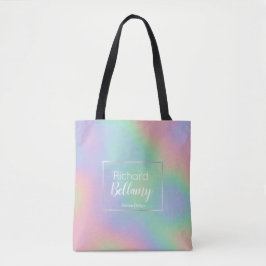 Moderne Holografische Regenbogeneffekte Metallrahm