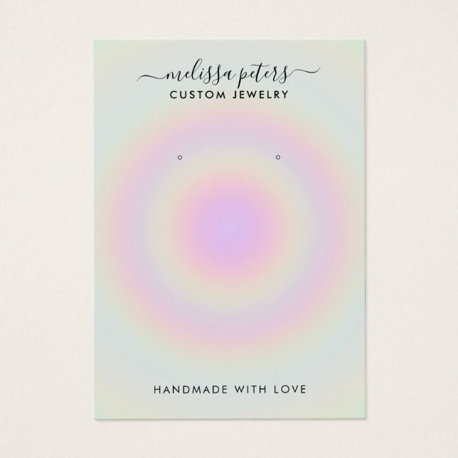 Moderne holografische Schmuckkollektion (Vorderseite)