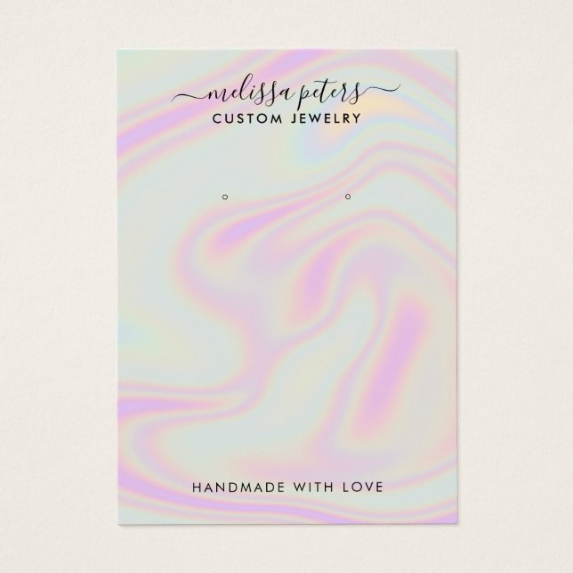 Moderne holografische Schmuckkollektion (Vorderseite)