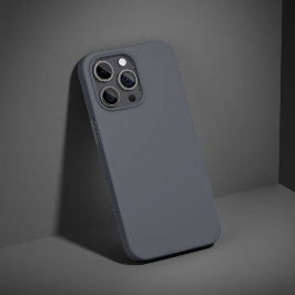 Moderne Holzkohle, grau, Schlicht, solide Farbe iPhone 16 Pro Hülle