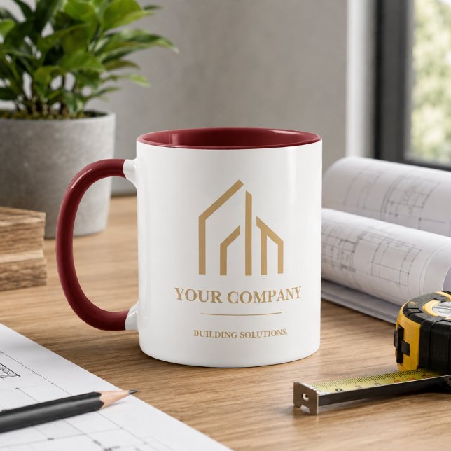 Moderne Holzkorn-QR-Code-Konstruktion Tasse (Modern Wood Grain QR Code Construction Mug
)