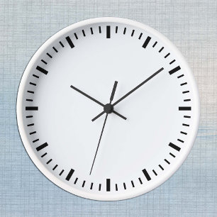 Moderne Holzuhr-Vorlage - Erstellen Sie Ihre eigen Runde Wanduhr