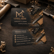 Moderne Holzverarbeitungs-Branding-Vorlage | Zimme