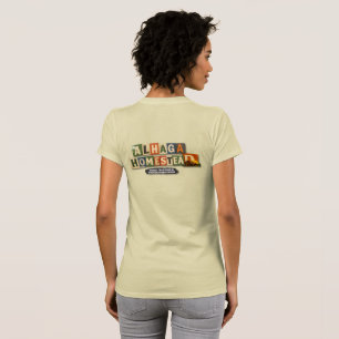 Moderne Homestead-Siedlung, altmodisches Chaos - T-Shirt