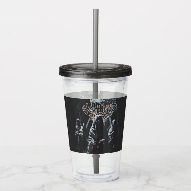 Moderne Horror von Beängstigendem Halloween Acryltrinkbecher (Vorderseite)