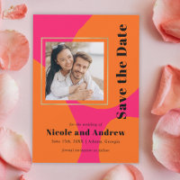 Moderne Hot Pink- und Orange-Hochzeiten retten das