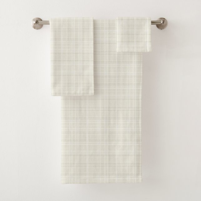 Moderne Hütte Kariert Badhandtuch Set (Insitu)