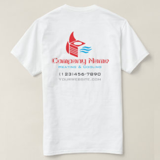 Moderne HVAC-Logo-Design-Uniform T-Shirt