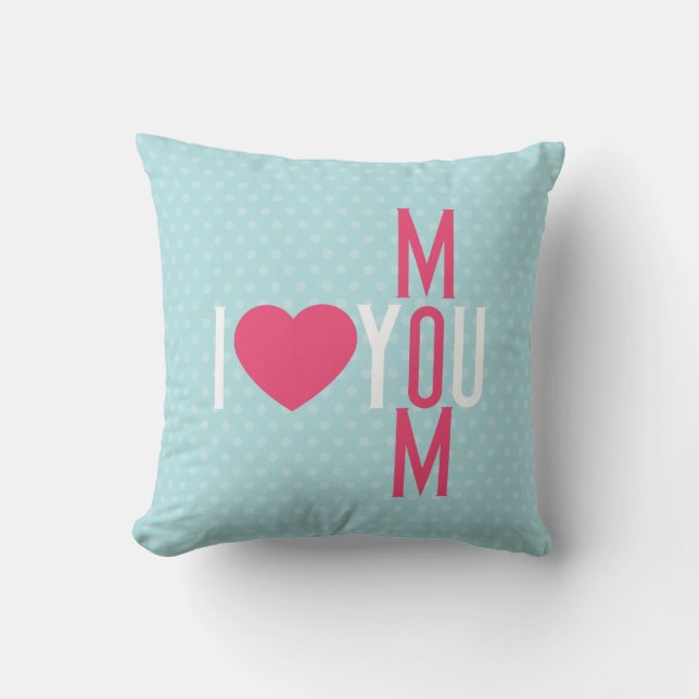 Moderne I Liebe Sie Mama Kissen (Vorderseite)