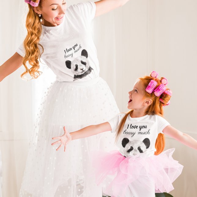 Moderne ich Liebe, dass Sie viel schwarz und weiß  T-Shirt (Von Creator hochgeladen)