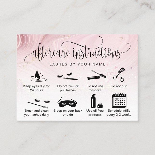 Moderne Icons für die Interfaces der Nachsorgekart Visitenkarte (Vorderseite)