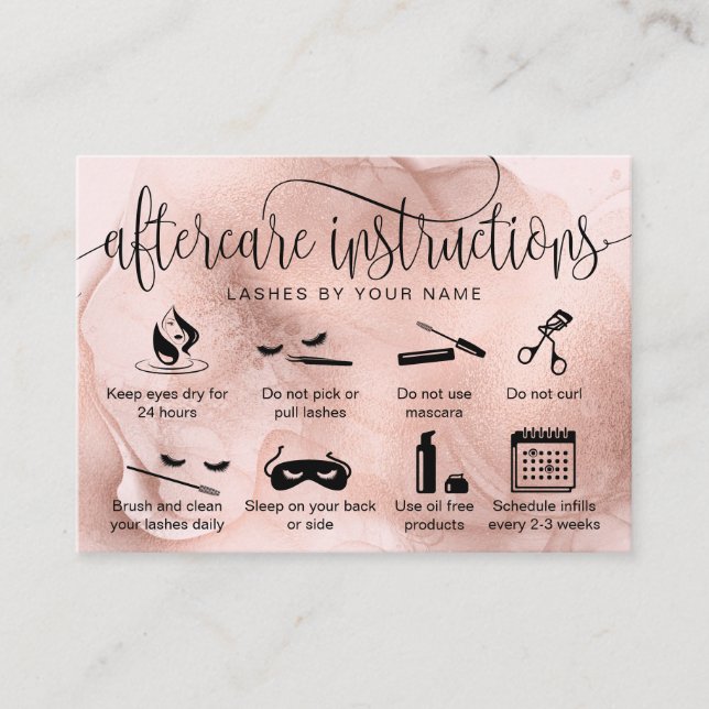 Moderne Icons für die Interfaces der Nachsorgekart Visitenkarte (Vorderseite)