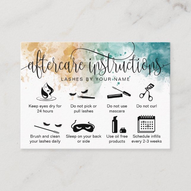 Moderne Icons für die Interfaces der Nachsorgekart Visitenkarte (Vorderseite)