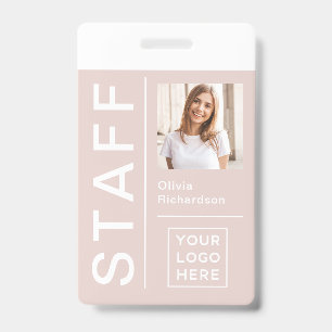 Moderne ID für Mitarbeiter von Unternehmen  Blush Ausweis