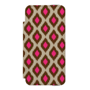 Moderne Ikat-Muster Incipio Watson™ iPhone 5 Geldbörsen Hülle