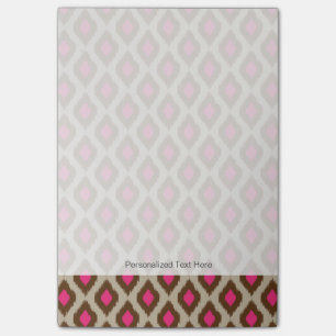 Moderne Ikat-Muster Post-it Klebezettel