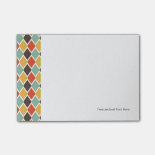 Moderne Ikat-Stammesmode Muster Post-it Klebezettel