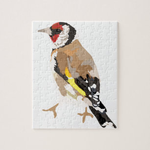 Moderne Illustration des Goldfinch Puzzle