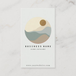 Moderne Illustration Minimalistisch Business Card Visitenkarte
