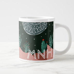 Moderne Illustrierte Botanische Doodles Jumbo-Tasse