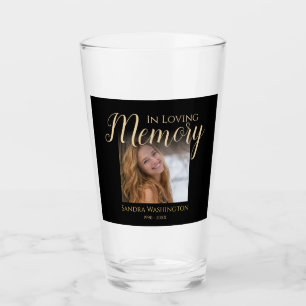 Moderne im liebenden Gedächtnis Foto Memorial Glas