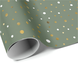Moderne Imitate Foil Dots Weihnachtsgeschenk Geschenkpapier