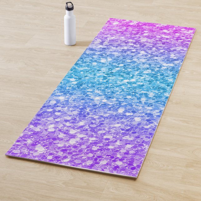 Moderne Imitate Glitzer Ombre Yogamatte (Beispiel)