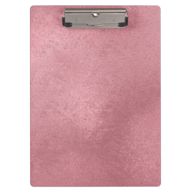 Moderne Imitate Rose Gold Klemmbrett (Vorderseite)